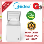 Midea MD-RC151FZB01 Chest Freezer (100L)-Midea Warranty Malaysia