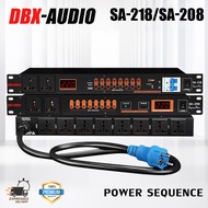 DBX-AUIDO SA-208/SA-218 professional 8+2 power sequencer 8 ช่องจ่ายไฟที่ควบคุมได้ + 2 ช่องจ่ายไฟเสริ