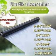 Silvershine 300m 500m 150m 250m/ Lubang Tebal Roll/ Plastik Tanaman Penutup Tanah /Weedmat Penutup T