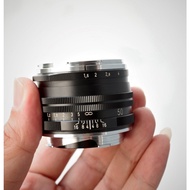 Voigtlander Nokton 50mm f1.5 ii VM Leica SC Flare Cantik Black Vintage Line Free sony adapter nt 35m