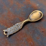 Tiny spoon necklace pendant,mini spoon necklace,small spoon necklace,spoon keych