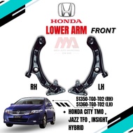 HONDA LOWER ARM FRONT HONDA CITY TMO, JAZZ TFO, INSIGHT HYB ( 51360-TGO-T02 LH & 51350-TGO-T02 RH )