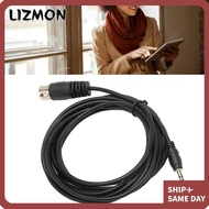 LIZMON 7 Pin Din Male to DC 3.5mm Male Cable, 3 meters/9.8ft Plug and Play MIDI DIN 7pin Stereo Conv