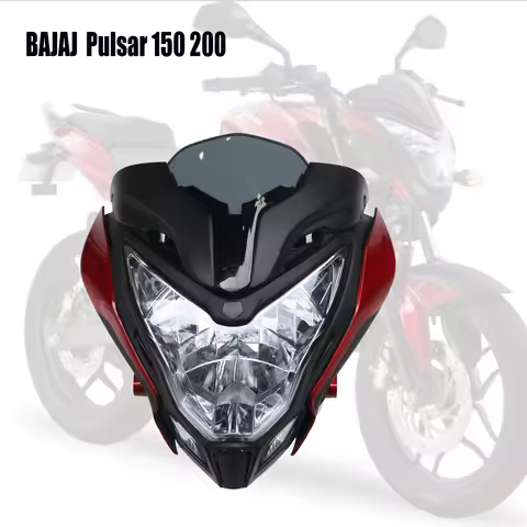 Fit for BAJAJ Pulsar 150 200 Front Headlight Headlamp Assembly PULSAR150 PULSAR200 Led Head Light La