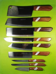 ชุดมีดทำครัวกีวี Kiwi 9 อัน ใบมีดสแตนเลสคมทน ไม่เป็นสนิมด้ามมีดทำด้วยไม้สวยคลาสสิคมีดเชฟ Chef Knives Kiwi set 9 pcs 503 502 501 172 173 248 22 21 835 Stainless steel Knife