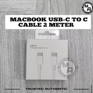 MacBook AIR PRO M1 M2 IPAD USB-C TO C Cable 2 Meter Fast charging Type C To Type-C MacBook data Cabl