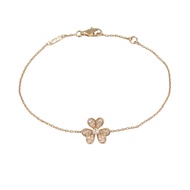 [Pre-owned] Van Cleef & Arpels Frivole Mini Bracelet with Diamonds VCARP7RD00, Wrist size 15.5/17cm,
