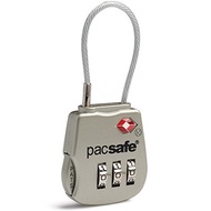 (Pacsafe) Pacsafe Prosafe 800 TSA Accepted 3-Dial Cable Lock (Size:One Size|Color:Silver)