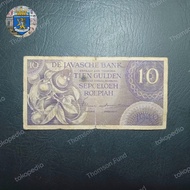 Uang Kuno 10 Gulden Federal Tahun 1946 Variasi Warna Violet VF (RARE)
