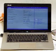 ASUS華碩 13.3吋觸控螢幕變形筆電 TX300CA只進入bios無其他測試當故障零件機賣