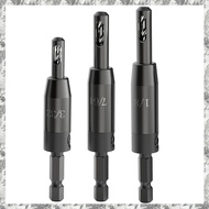 [I O J E] Self Centering Drill Bit Set, for 1/4 in Hex Shank Drill, Countersink Drill Bits for Wood 