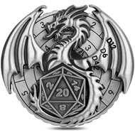 Spinner DND Dice Set, Fingertip Gyro Metallic DND Dice, DND Starter Set, Dragon Dice Spinner for DND