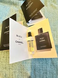 CHANEL Bleu de Chanel Eau de Parfum EDP spray (1.5ml) perfume vaporisateur fragrance sample tester travel size 香奈兒蔚藍 迷你 香水香氛香薰 淡香精 旅行試用噴霧體驗裝 版仔(1.5毫升) unisex 男女適用