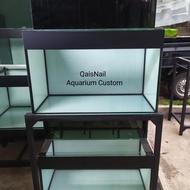 Aquarium Kaca Uk 80X40X50 &amp; 80X40X40 Full 8Mm Natureofficial