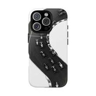 F1 Race Car Black And White Case Track Race Phone Case Compatible With IPhone 17 16 15 14 13 12 11 P