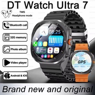 2025 New DT Watch 7 Ultra 32GB Memory Men Smart Watch GPS NFC 3D Menu MP3/MP4 Player Local album IP6