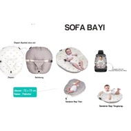 08D baby sofa with seat belt / multifunctional baby mattress / free pillow and mica bag Seller