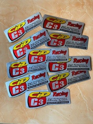 EMBLEM CLD C3 EMBLEM KNALPOT CLD LOGO CLD C3 ASLI PLAT