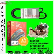 GAIDO TIMING BELT KIT WATERPUMP FAN BELT 6PK1677 COMBO PROTON SAGA BLM FLX GEN2 PERSONA VVT PREVE SU