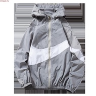 [MYSIA READY STOCK][S-4XL][HENRY Unisex Jacket Couple men women plus size sports jacket windbreaker 