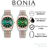 [Official Warranty]Bonia BNB10873-1682 BNB10873-1692 Women's 36mm Stainless Steel Watch Water Resist