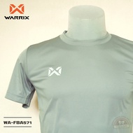 WARRIX เสื้อกีฬาสีล้วน เสื้อฟุตบอล WA-FBA571 / WA-FBA071 สีเทา EE วาริกซ์ วอริกซ์ ของแท้