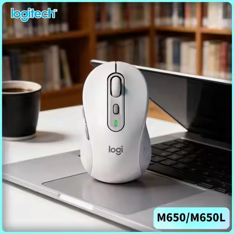 Logitech M650 Wireless Office Mouse, Precise Optical Sensor, Efficient for Work & Study M750/M280/M3