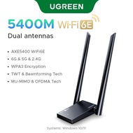 UGREEN AXE5400 USB WiFi Adapter with Amplifier 6G 5G 2.4G Dual Band USB 3.0 5400Mbps WiFi Dongle for
