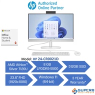 HP 24-CR0143D AIO Dektop (23.8"/Athlon 7120U/8GB 512GB/Windows 11/OPI) Replacement 24-CR0048D