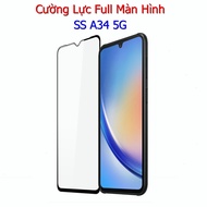 OG Genuine Samsung A34 5G Full Screen Tempered Glass OG Purple (F26)