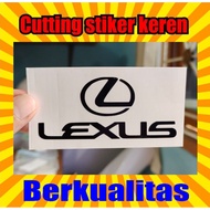 Lexus sticker cutting sticker