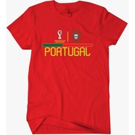 PRIA Qatar 2022 World Cup T-Shirt TSHIRT PORTUGAL Men's Ball DISTRO