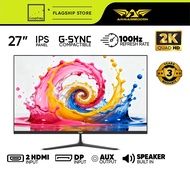 Armaggeddon 27'' 2K IPS 100Hz Monitor 2560 x 1440 Productivity Monitor Frameless with Speaker XF27QH