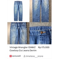 13MWZ Cowboy Cut Jeans Denim - W4