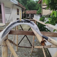 Murah!!! Arit Full Baja Untuk Kayu Besar Tebal Ukuran 47 Cm/Sabit Rumput Full Baja/Sabit Asli Madura