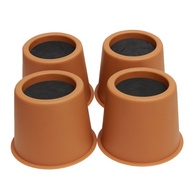 3 Feet Mat Brown Furniture Sofa Feet Table Feet Plastic Bed Feet Mat Cabinet Feet Round Inch T1TO