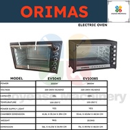 ORIMAS Commercial Electric Oven 45L/100L EV5045 EV10085