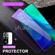 Xiaomi Redmi Note 10 Tempered Glass Film for Redmi Note 10 9T 9s 9 8 Pro Max Xiaomi POCO X3 NFC M3 Mi 10T Pro Full Coverage Anti Blue Light Ray Screen Protector Camera Protective Film