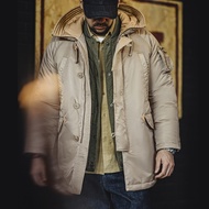 Modern Tooling American Style N3B Bomber Jacket Cotton Uniform Military Style Thickened Mid-Length H