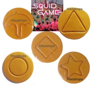 ดัลโกน่า ทัลโกน่า ขนมโกโกวา DALGONA CANDY ขนมน้ำตาลเกาหลี ของเล่นเกมส์ดังสควิชเกมส์ SQUID GAME คละลา