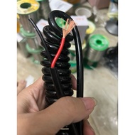 XO DC and AC power cable 2.5m/5m 2/3/5-core copper spring cable