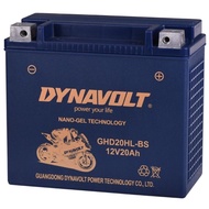 DYNAVOLT GHD20HL-BS ไดน่าโวลท์ แบตเตอรี่มอเตอร์ไซค์ แบตเตอรี่ นาโนเจล  สำหรับ Harley Davidson
