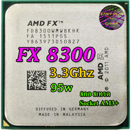 CPU AMD FX 8300 3.3GHz Turbo 4.2GHz 8คอ 8เทรด Socket AM3+ / ฟรีซิลิโคน1ซอง FX8300