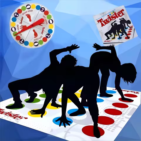 Family party Twister Game Indoor and outdoor toys wiggle the body movement of children play mats