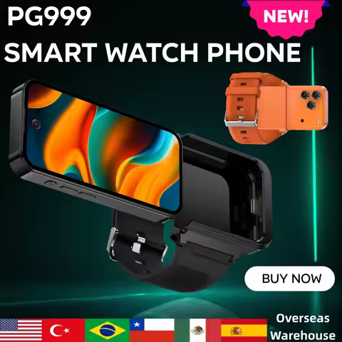 PG999 Smartwatch Phone Touch Screen 4G Wi-Fi GPS Dual SIM Dual StandbGlobal Connect Octa-Core Powerh