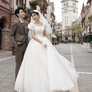 [Ready Stock] Ladies Dresses Large Size Dresses Wedding Dresses Dinner Dresses Wedding Dresses Weddi