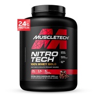 Muscletech Whey Protein Powder (Double Rich Chocolate, 5LB) - Nitro-Tech Whey Protein Isolate Smooth