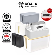 Koala Home Cable Management Box/Cable Organizer Box/Cable Storage Box/Wire Box Extension/Wire Organi