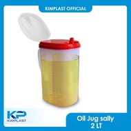 Sally 2 Liter Oil Jug/Oil Container/Drinking Container for the refrigerator