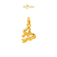 MASDORA 999 Gold Pendant Loket Emas ~ Bowie Bow (EMAS 999/24K)